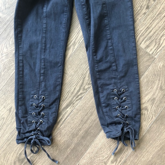 Vince Camuto Lace-Up Cuff Pant - Picture 5 of 7